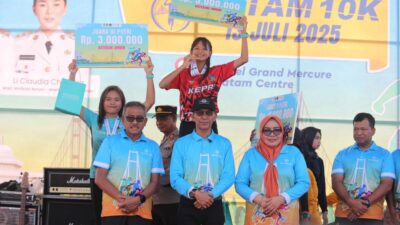 Rahmad dan Seren Juara Batam 10K, Amsakar Bangga Antusias Peserta Membludak
