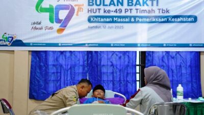 HUT ke-49, PT Timah Tbk Gelar Khitanan Massal di Kundur