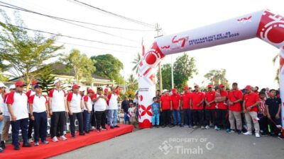 Ribuan Warga Hadiri Perayaan HUT 49 PT Timah di Kundur, Ratusan Hadiah Dibagikan