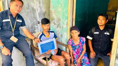 PT Timah Tbk Bantu Biaya Pengobatan Shahuri, Warga Kurang Mampu Kundur