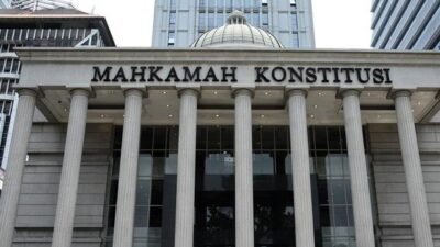Ilustrasi. Gedung MK. (CNN Indonesia/Andry Novelino)