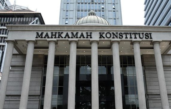 Ilustrasi. Gedung MK. (CNN Indonesia/Andry Novelino)