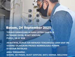 Dampak Gangguan Aliran Listrik PLN di Tangki Ozon Bukit Senyum
