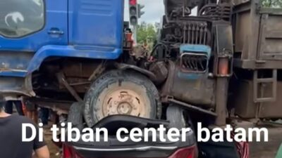 Satu Orang Meninggal Tertimpa Truk Dalam Laka Lantas Maut di Tiban Batam