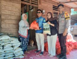 PT MMI Salurkan Bantuan Paket Sembako Bagi Warga Kelarik di Sekitar WIUP