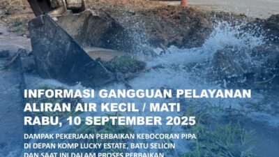 Area terdampak : Marina Park, Lucky Estate, Winsord, Grand Mall, Swiss Bell Hotel, Nagoya Citiwalk, Nagoya Permai, Apartemen Harmony, Bukit Mas, Apartemen Citra Plaza, Batam Park dan sekitarnya.