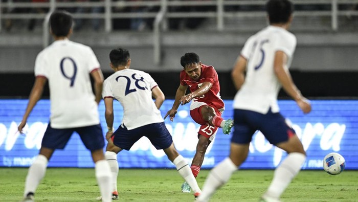 Indonesia Ungguli Taiwan 6-0. Foto: ANTARA FOTO/Sigid Kurniawan