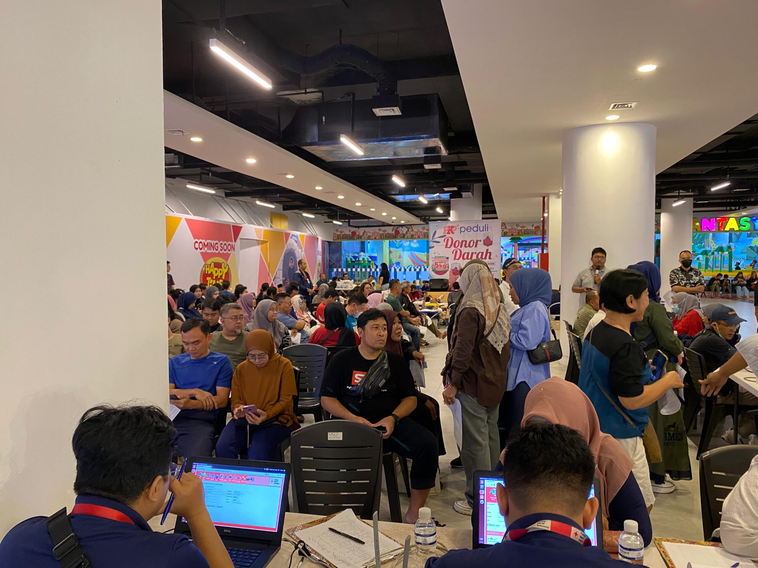 Donor darah dilaksanakan pada hari Sabtu 4 Oktober 2025 di One Batam Mall lantai B1 arah Musholla dan Foodcourt. Mulai pukul 10.00 WIB hingga pukul 15.30 WIB dan melayani 270 calon pendonor.