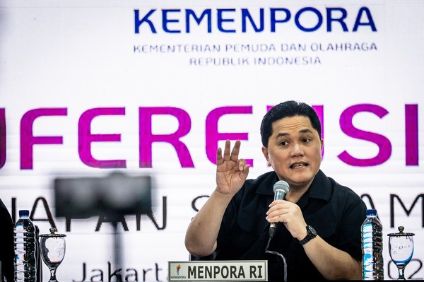 Menpora Erick Thohir. Foto: ANTARA FOTO/Bayu Pratama S