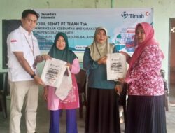 PT Timah Tbk Gelar Pemeriksaan Kesehatan Gratis dan Pemberian Makanan Tambahan Anak Stunting di Karimun