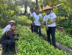 Rutan Karimun Sukses Panen 180 Kg Kangkung Hasil Program Pembinaan WBP