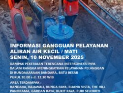 Interkoneksi Pipa di Bundaran Bandara, 10 November 2025. Sekitar Bandara dan Griya KDA Terdampak