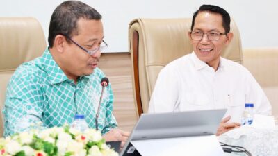 Wali Kota Batam, Amsakar Achmad, menerima kunjungan delegasi Kerajaan Negeri Selangor, Malaysia, di Kantor Wali Kota Batam, Kamis (22/1/2026). HUMAS DISKOMINFO BATAM