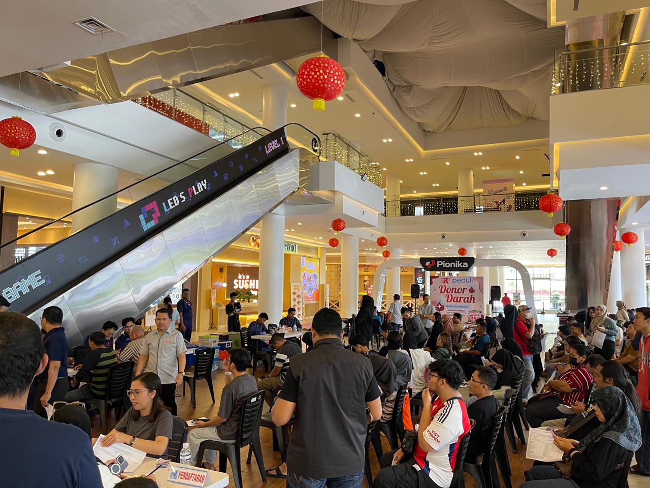 Donor darah dilaksanakan pada hari Sabtu 10 Januari 2026 di One Batam Mall lantai GF Dekat Konter Informasi