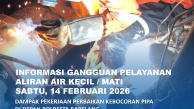 Dampak Perbaikan Kebocoran Pipa di Depan Polresta Barelang. Ini Area Terdampak