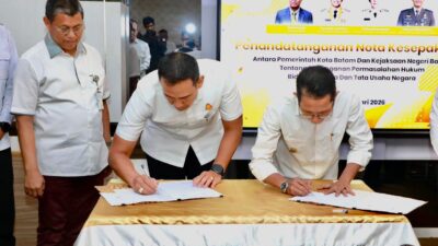Wali Kota dan Kajari Batam Teken Kerja Sama, Fokus Penguatan Pendampingan Hukum