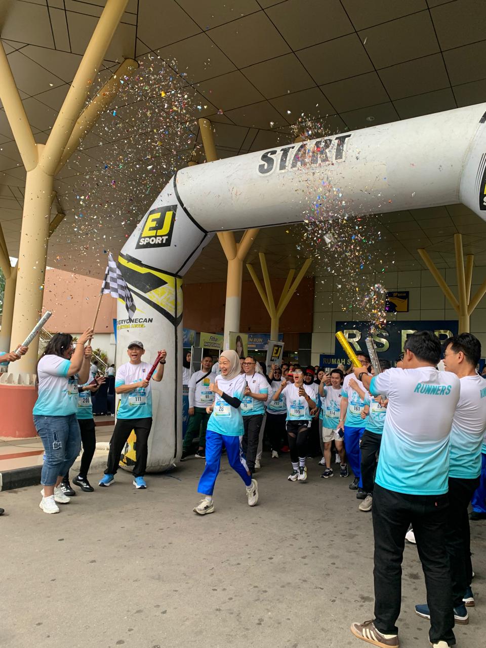 RSBP sukses menyelenggarakan kegiatan RSBP Fun Run 2026 yang diikuti sekitar 300 peserta. (Foto: dok Humas BP Batam)