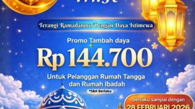 PT PLN Batam meluncurkan program promo tambah daya listrik bertajuk Lentera Ramadan menjelang bulan suci Ramadan 1447 Hijriah. (Foto: PLN Batam)
