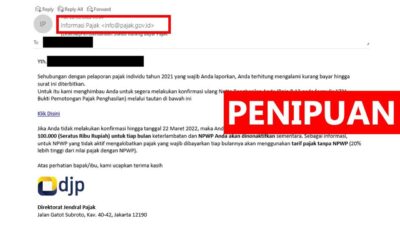 Penipuan Pajak Bermunculan Jelang Batas Akhir Pelaporan, Simak Ragam Modusnya