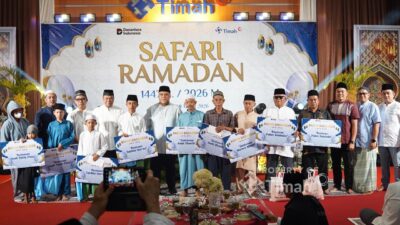 Wadirut PT Timah Tbk Safari Ramadan di Karimun, Tebar Bantuan 600 Paket Sembako