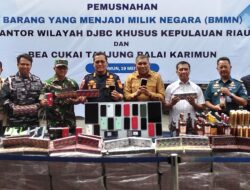 DJBC Khusus Kepri Musnahkan BMMN Senilai Rp 10,9 Miliar, Ada Hape dan Laptop