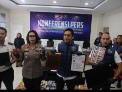 POLDA KEPRI BERHASIL UNGKAP DUGAAN JARINGAN TINDAK PIDANA PERJUDIAN ONLINE INTERNASIONAL YANG DIKELOLA WNA DI BATAM