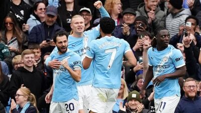 Hasil Man City vs Brentford. (Foto: PA Images via Getty Images/Martin Rickett – PA Images)