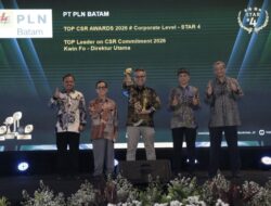 PLN Batam Raih TOP CSR Awards 2026, Kwin Fo Sabet Penghargaan Pemimpin Berkomitmen CSR
