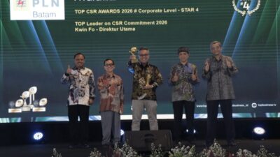PT PLN Batam kembali menorehkan prestasi di bidang Tanggung Jawab Sosial dan Lingkungan (TJSL) atau Corporate Social Responsibility (CSR) perusahaan.