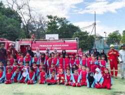 PT Timah Beri Edukasi Penanganan Kebakaran Bagi Siswa TK di Karimun