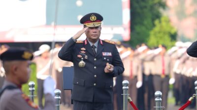 Kapolda Kepri, Irjen Pol. Asep Safrudin memimpin upacara peringatan Hari Lahir Pancasila Tahun 2026.