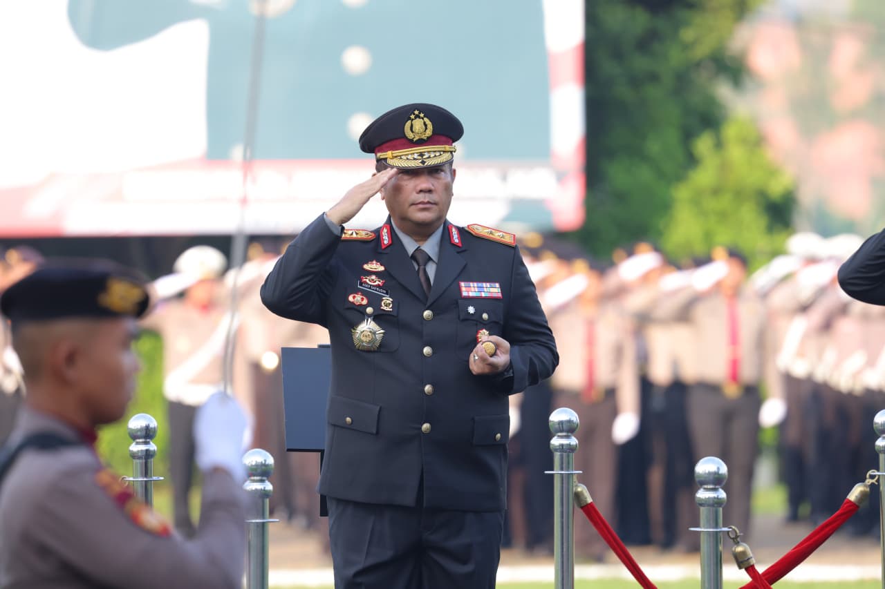 Kapolda Kepri, Irjen Pol. Asep Safrudin memimpin upacara peringatan Hari Lahir Pancasila Tahun 2026.