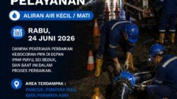 Informasi Dampak Perbaikan Kebocoran Pipa di Depan IPAM Piayu, Sei Beduk