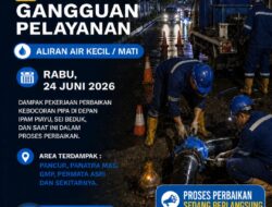 Informasi Dampak Perbaikan Kebocoran Pipa di Depan IPAM Piayu, Sei Beduk