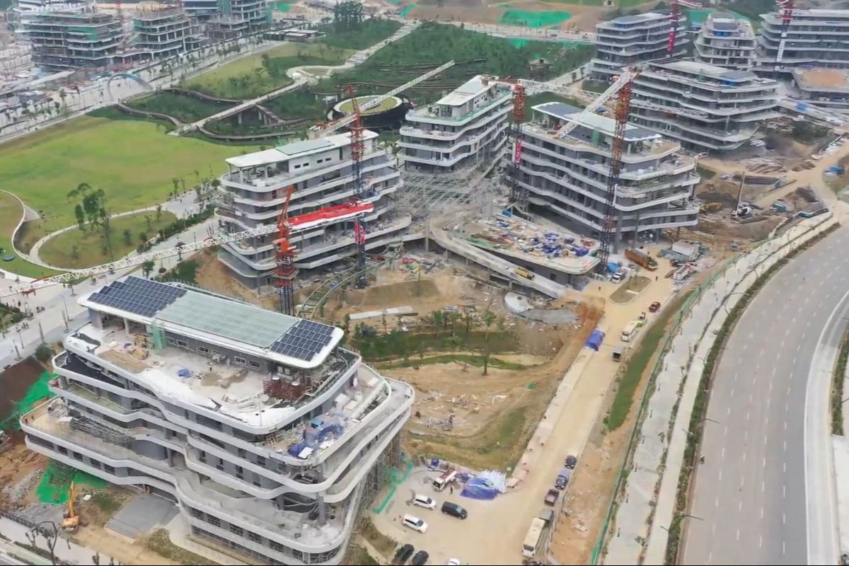 Pembangunan Ibu Kota Nusantara (IKN). Menteri Keuangan (Menkeu) Purbaya Yudhi Sadewa menolak Pusat Finansial Internasional (PFI) ditempatkan di Ibu Kota Nusantara (IKN), Kalimantan Timur.(Dok. PT Waskita Beton Precast Tbk atau WSBP)