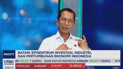 Wali Kota Batam ex-officio Kepala Badan Pengusahaan Batam, Amsakar Achmad, menjadi narasumber di CNBC Indonesia, Jumat (17/7/2026). TANGKAPAN LAYAR CNBC INDONESIA