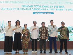 PT PLN Batam dan PT Altiva Identity Datacenter menandatangani Perjanjian Jual Beli Tenaga Listrik