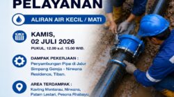 Pekerjaan Terencana Relokasi & Penyambungan di Jalur Simpang Gereja sampai Nirwana Residence