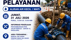 Pekerjaan Terencana Penyambungan Pipa 225mm di Jalur Seroja-Dapur 12, Sagulung