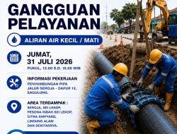 Pekerjaan Terencana Penyambungan Pipa 225mm di Jalur Seroja-Dapur 12, Sagulung