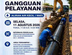 Penyambungan Pipa Jalur Interkoneksi DK5-Nongsa, Selasa 11 Agustus 2026. Ini Area Terdampak