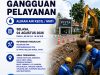 Pekerjaan Terencana Relokasi & Penyambungan Pipa HDPE 500mm & Steel 600mm di Pintu Keluar Hotel Vista, 4 Agustus 2026