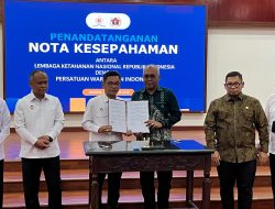 PWI-Lemhannas Teken MoU: Menjaga Ketahanan Nasional
