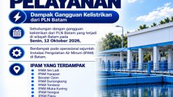 Gangguan Listrik Pengaruhi Instalasi Pengolahan Air Minum (IPAM) di Batam