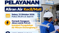 Fasilitas Pengolahan dan Distribusi Air Minum Batam Terdampak Listrik, 13 Oktober 2026. Cek Area Terdampak
